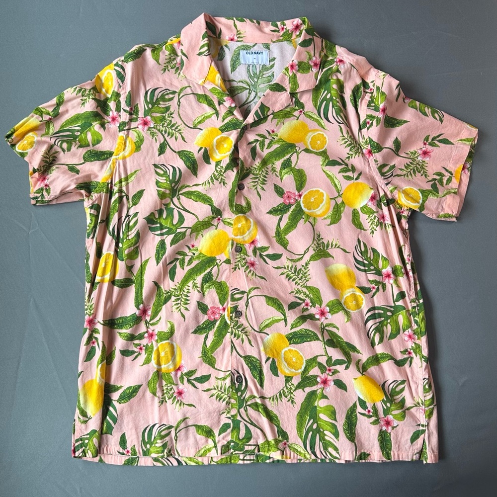Men’s Old Navy Lemon Floral Shirt